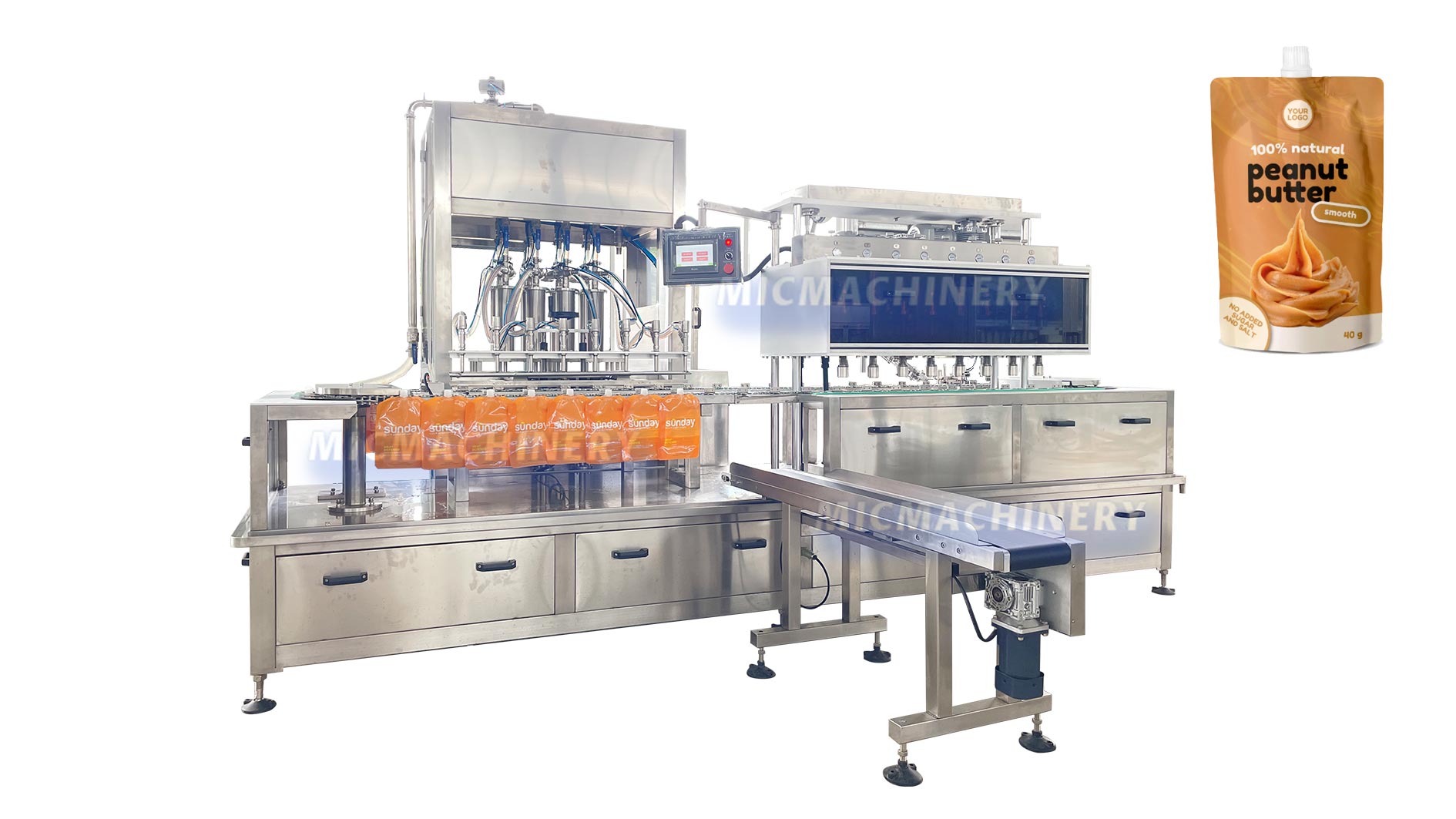 peanut butter packing machine