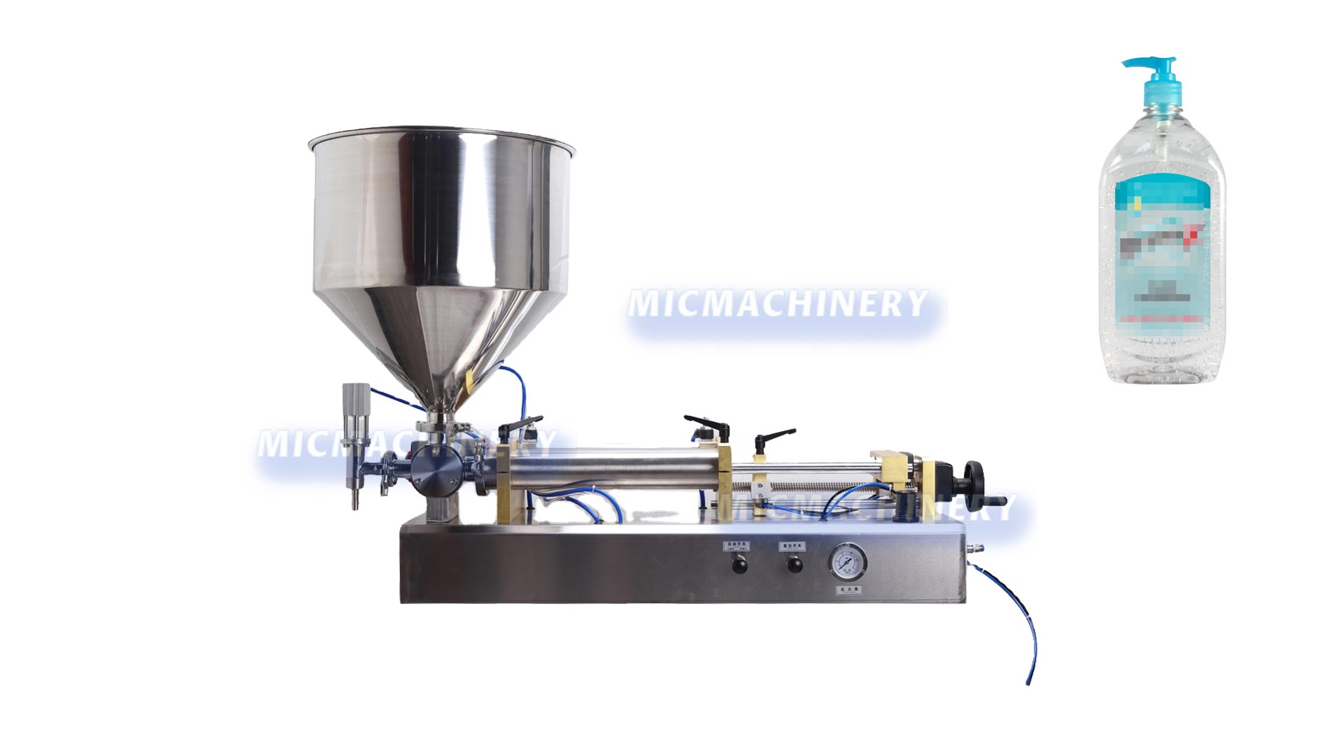 sanitizing gel filling machine