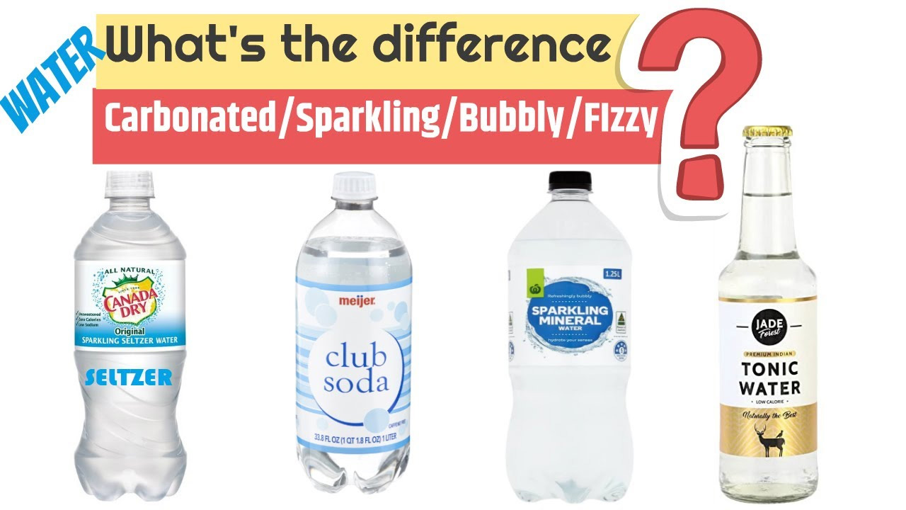 Club Soda vs. Seltzer vs. Tonic vs. Sparkling Water