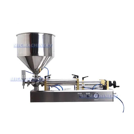 semi automatic horizontal ointment filling machine