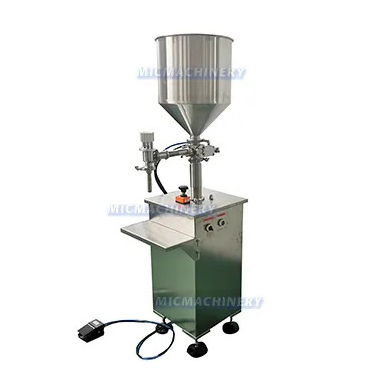 semi automatic vertical ointment filling machine