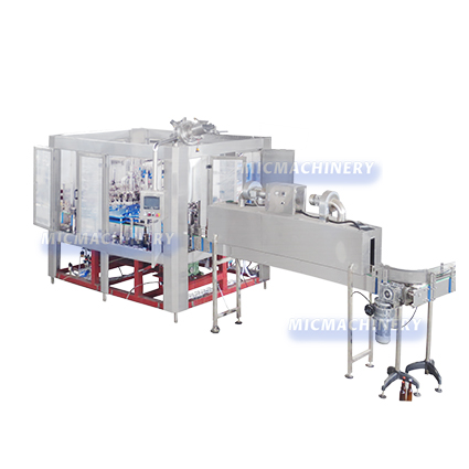 18-18-1 glass bottle soda filling machine