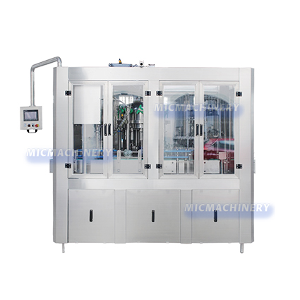 12-12-1 glass bottle soda filling machine