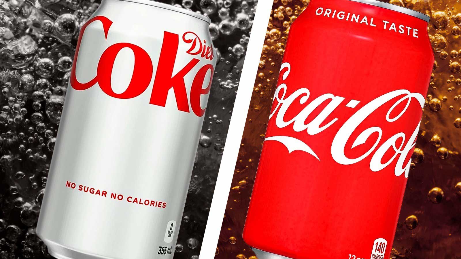 diet coke vs regular coke