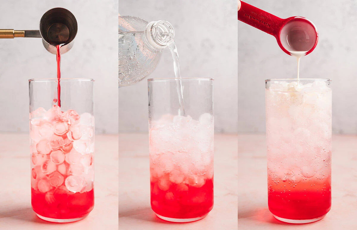 italian soda steps