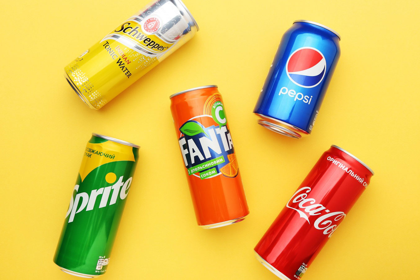 soda cans