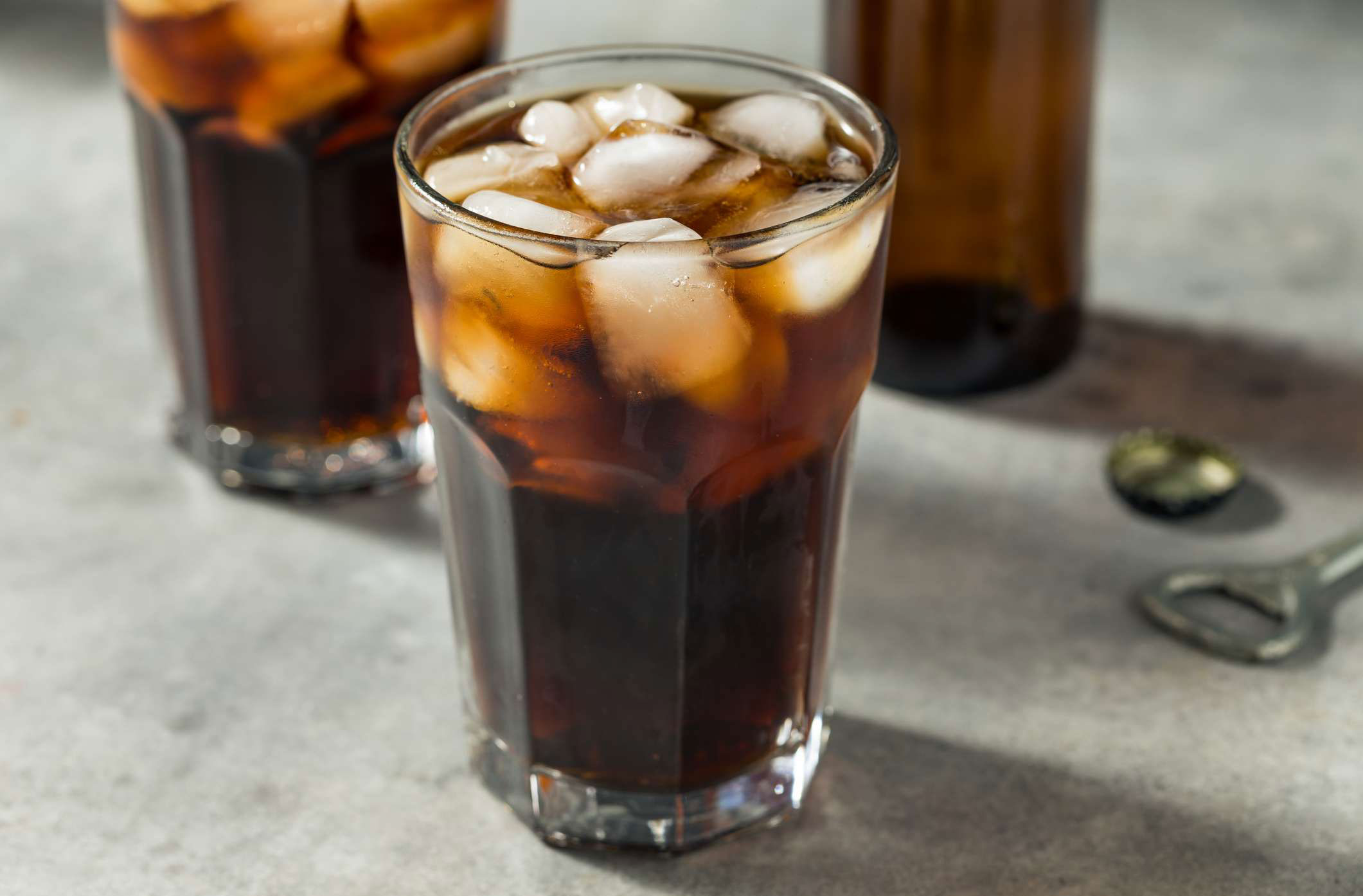 soda with ice