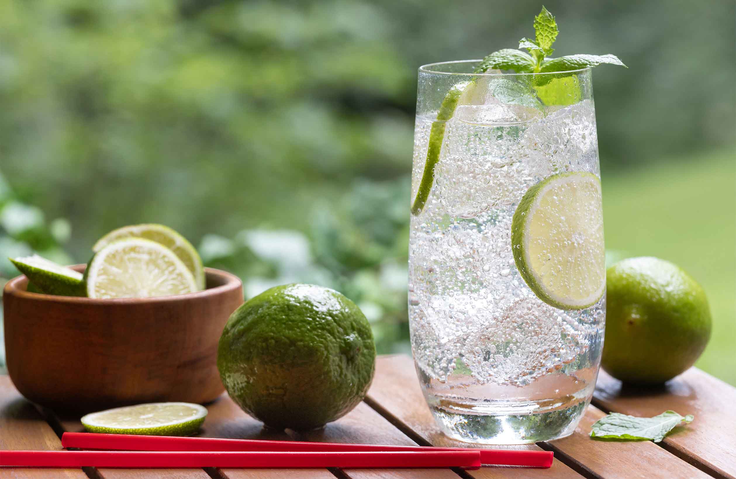 sparkling water
