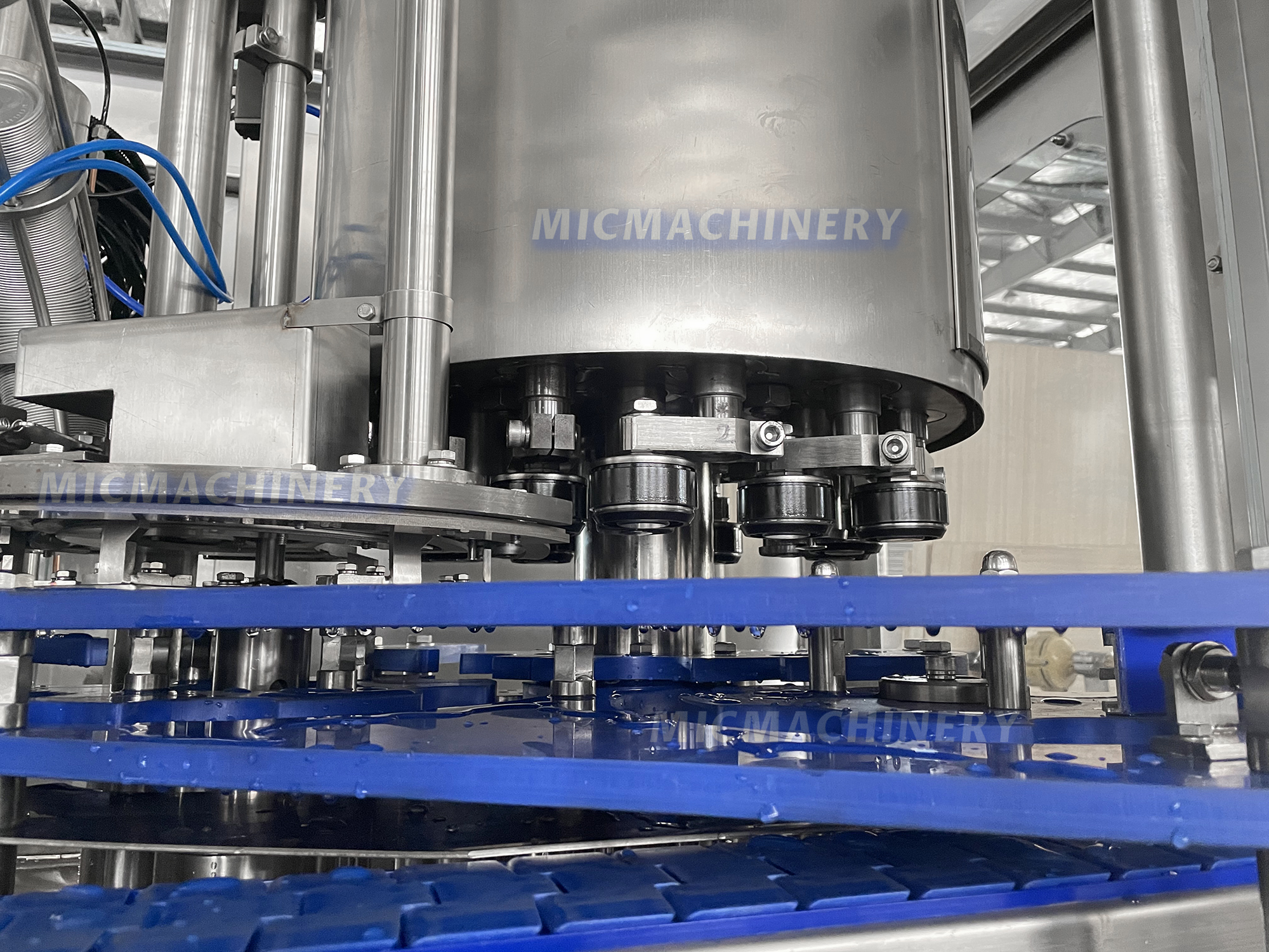  Beverage Can Filling Machine Can Seaming Station
