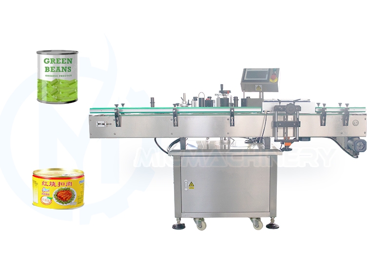 inline can labeler