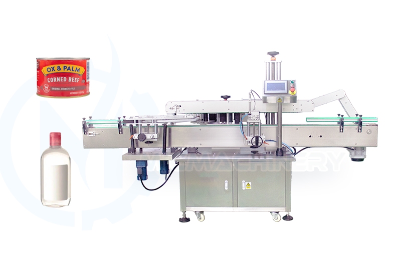 automatic can labeling machine