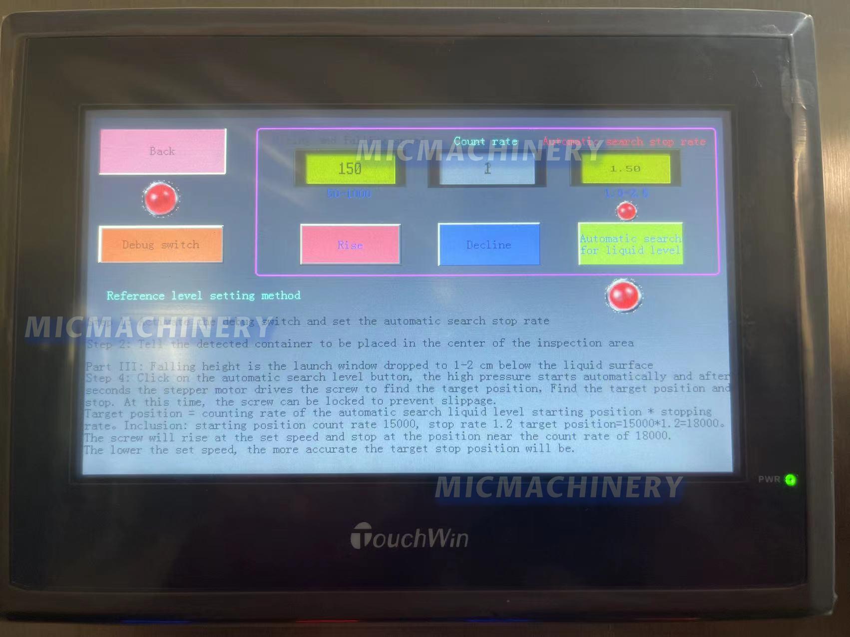 liquid level detection machine