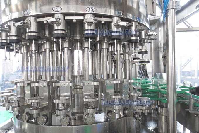 beer bottling line