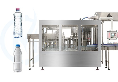 water bottling line