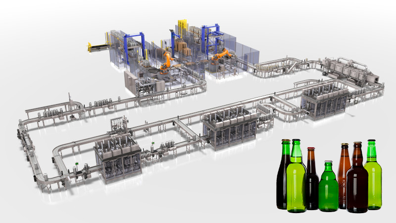 beer filling line