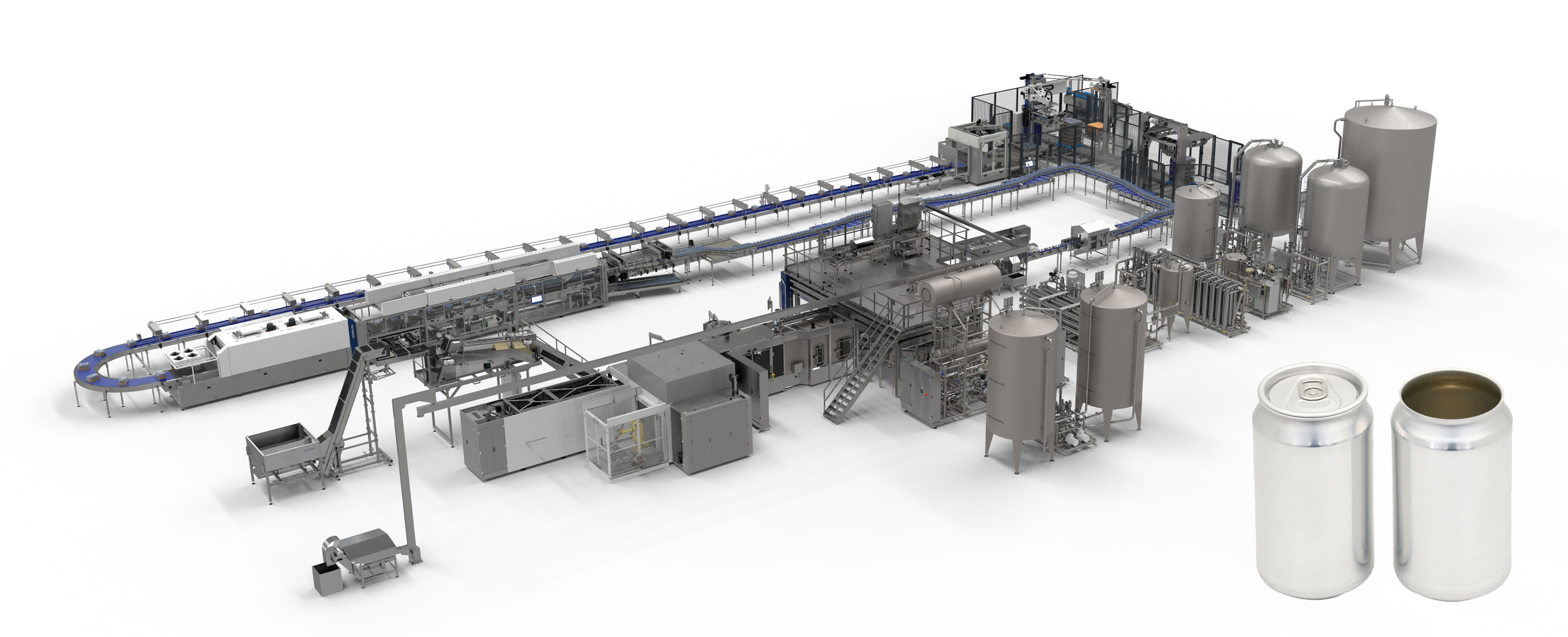 beer canning line