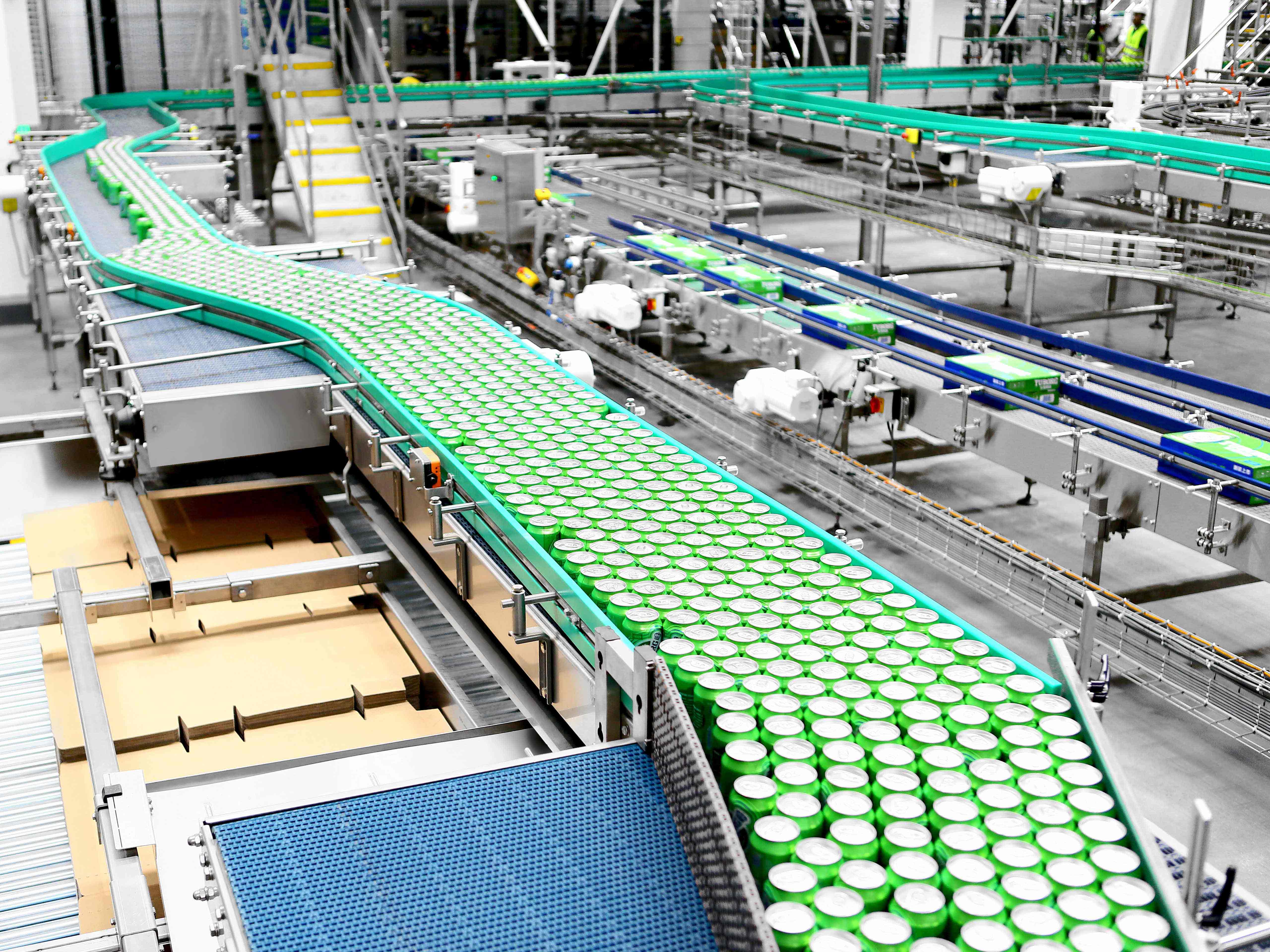 beer canning machine conveyor Belt