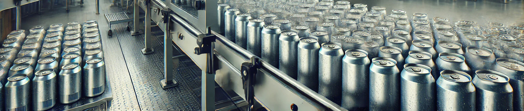 Beer can filling line