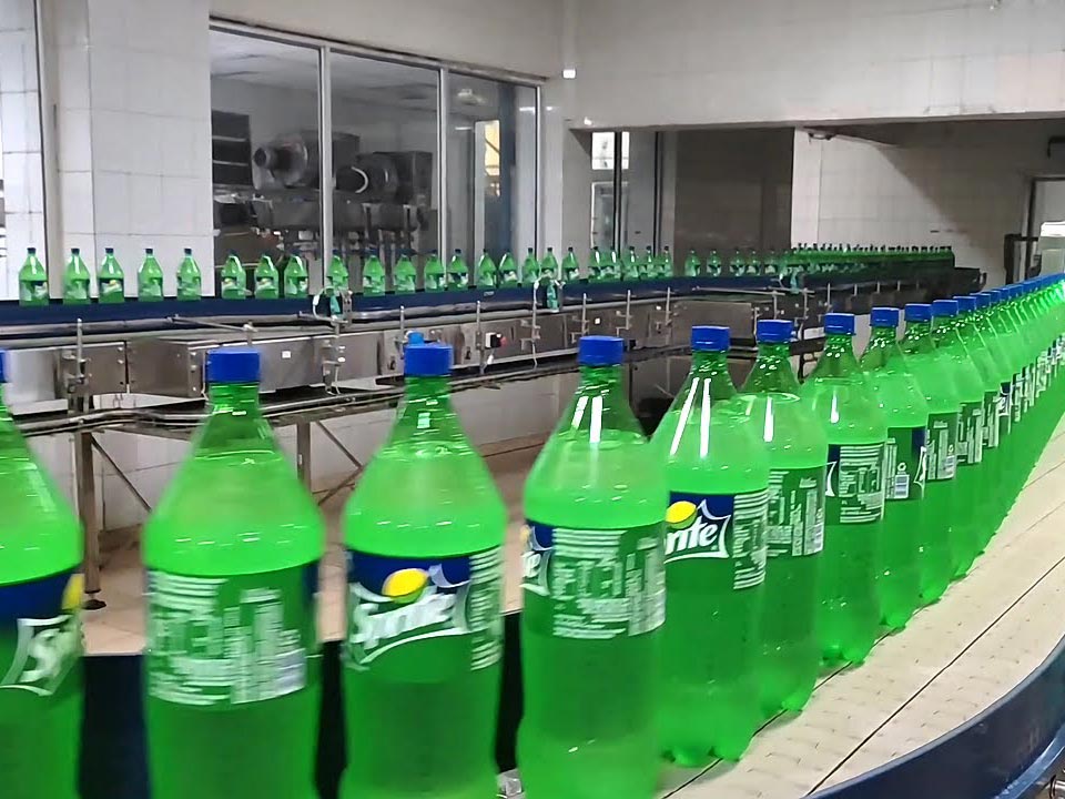 conveyor belt of soda filling machine