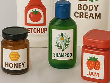 Application product label