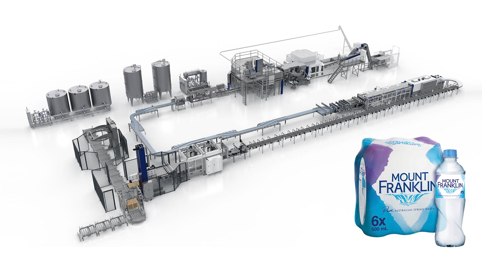 drinking water production line