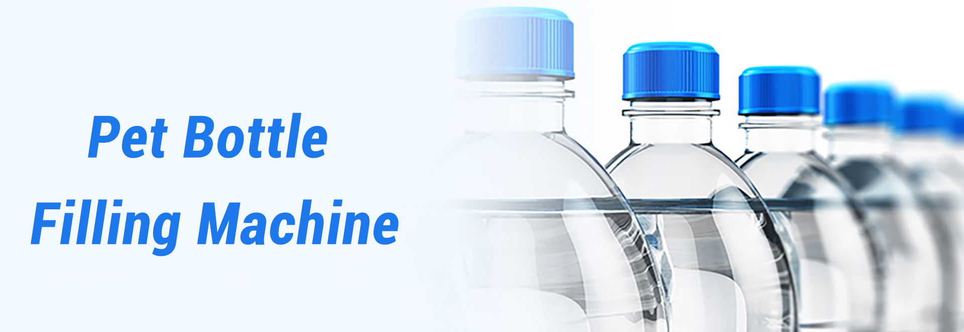 PET bottle filling machine finished product
