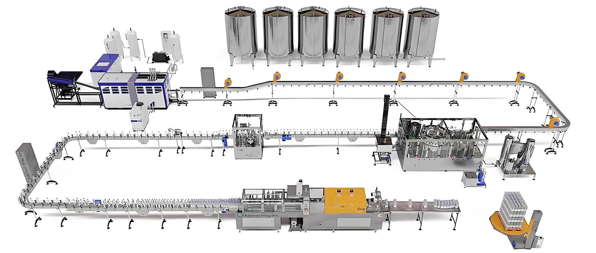 Juice filling line