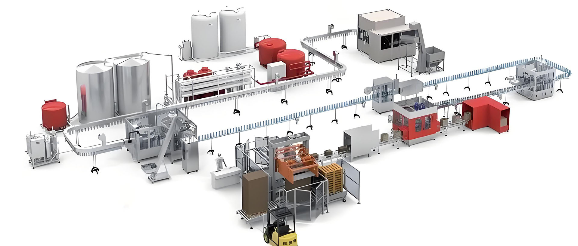 Beverage filling line