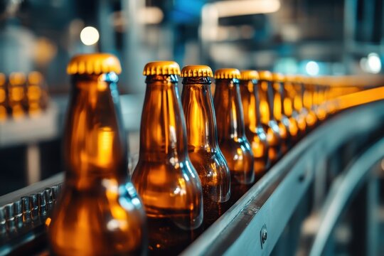 Glass Bottle Filling Line Finished Products