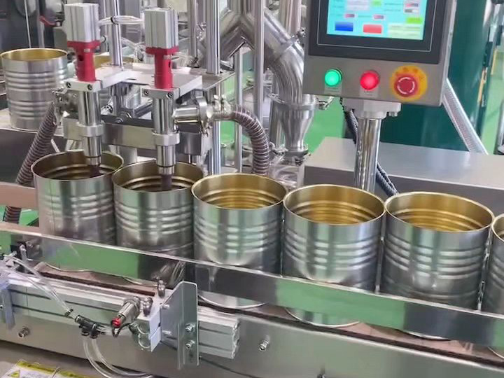 sauce can filling device