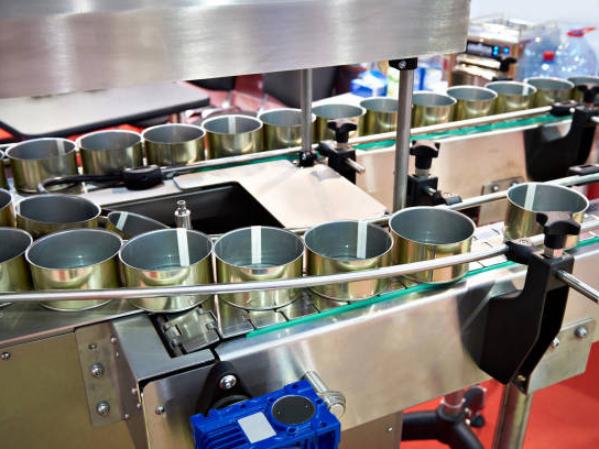 conveyor belt of sauce can filling line