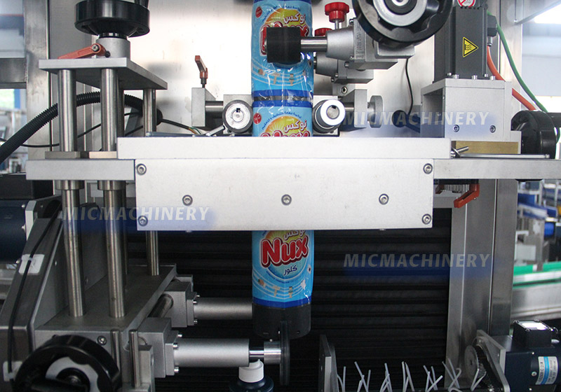 Inline Can Labeler of cutting blade unit