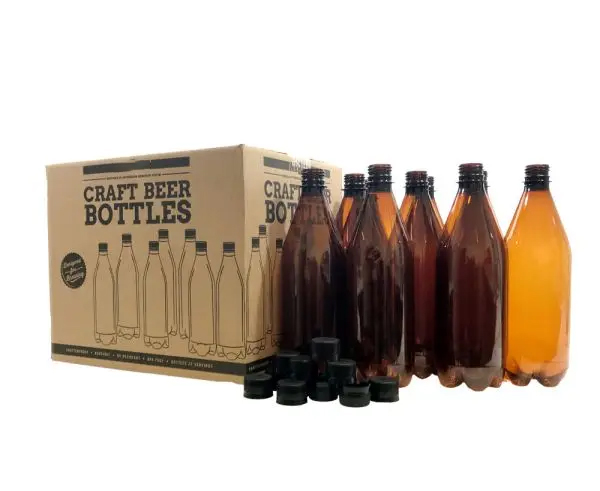 beer pet bottle filling machine Finished product display