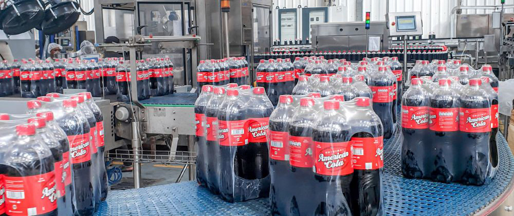 cold drink bottle packing factory