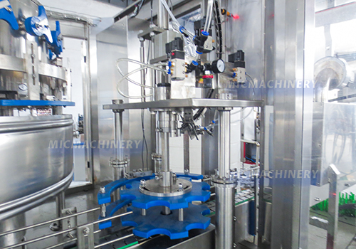Capping Part of Carbonated  Drink Bottling Machine