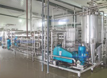 orange juice processing line