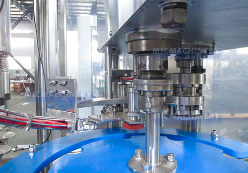 fruit juice filling machine cap loading system
