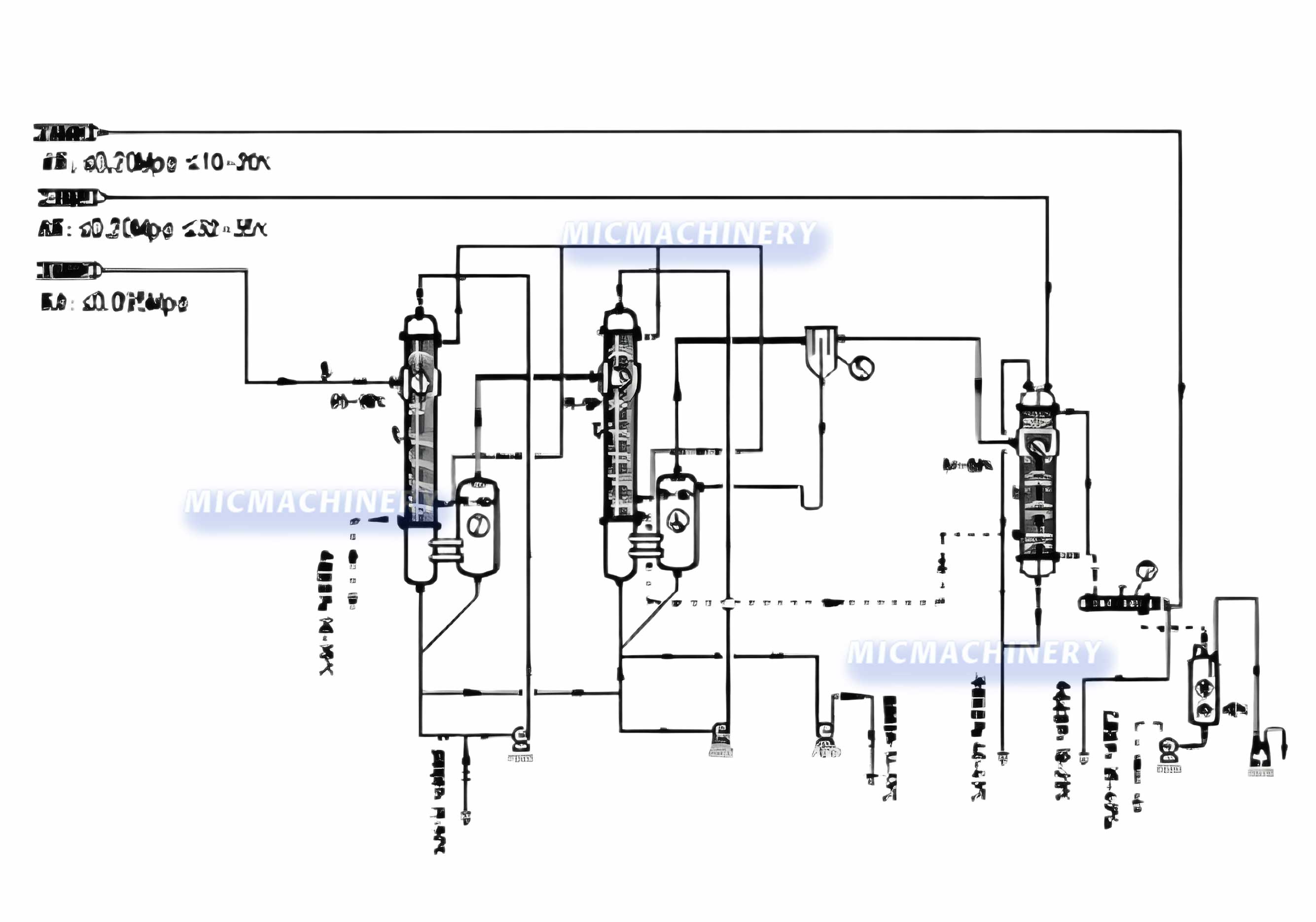 double effect falling film evaporator price