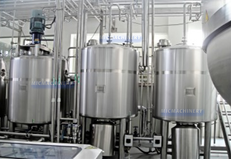 oat milk processing line