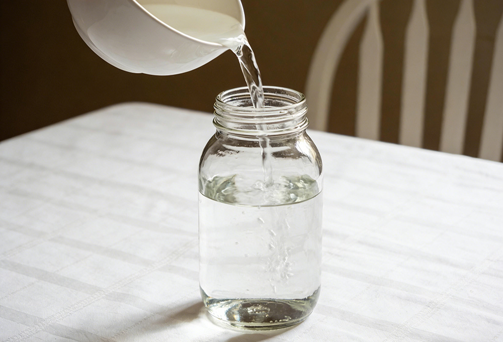 canned distilled water