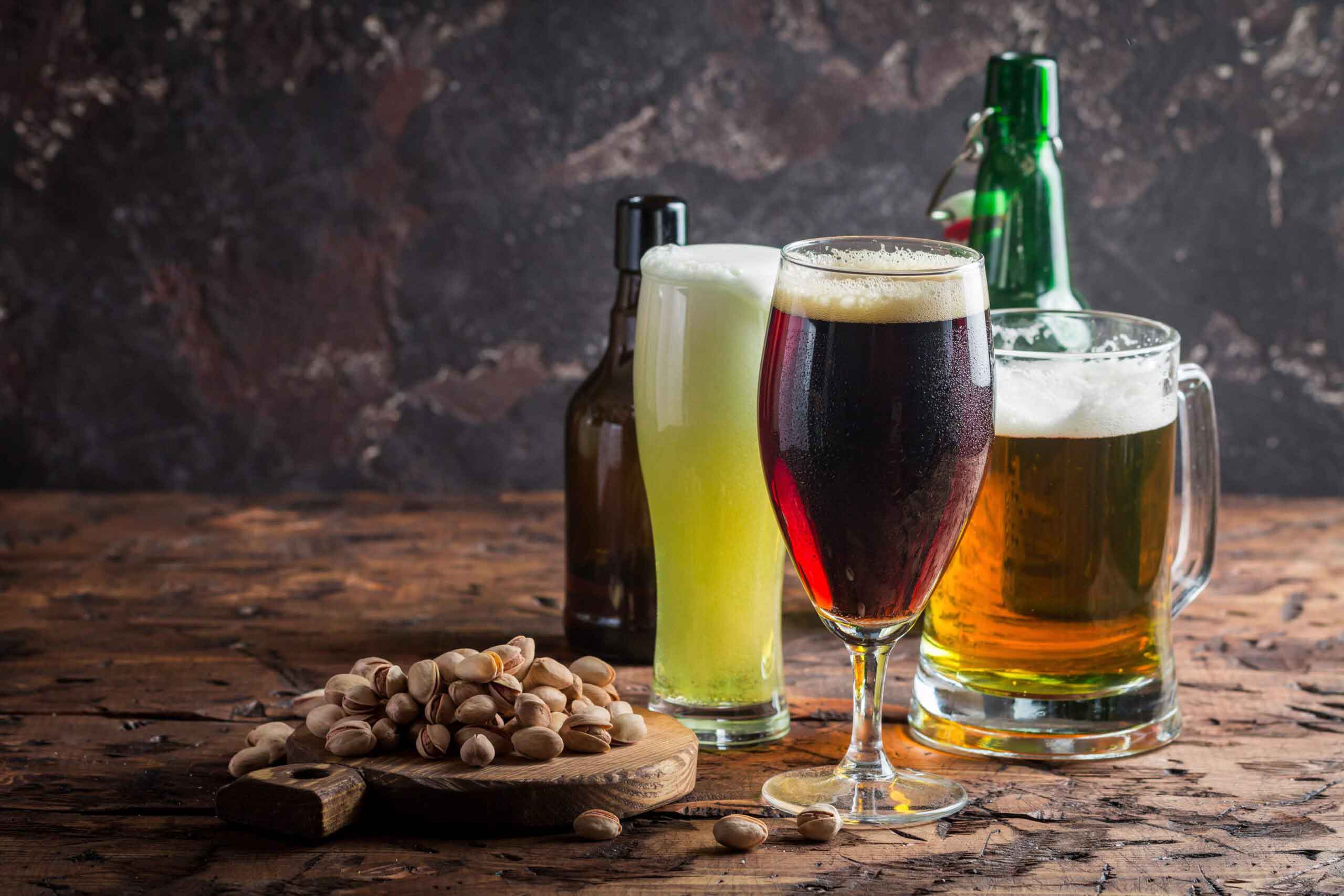different sorts of craft beer