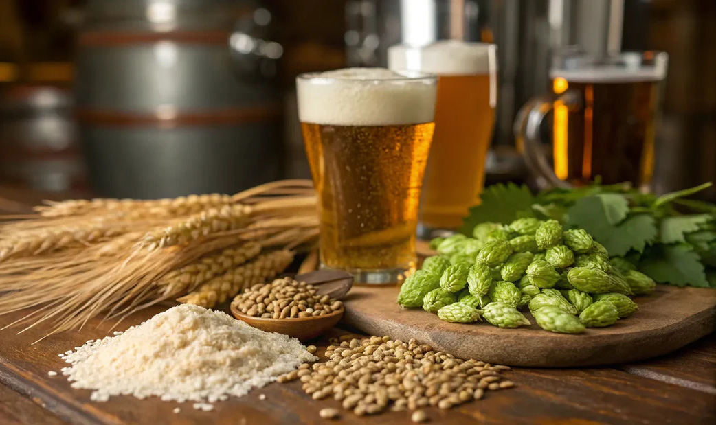 what is beer made of