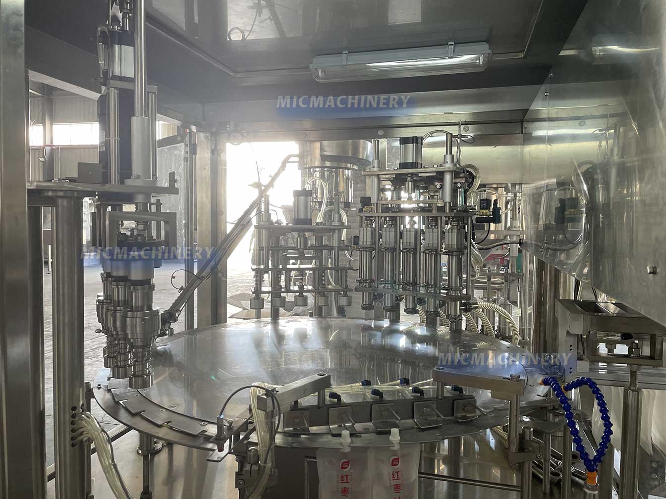 Turntable of Spout Pouch Juice Filling Machine