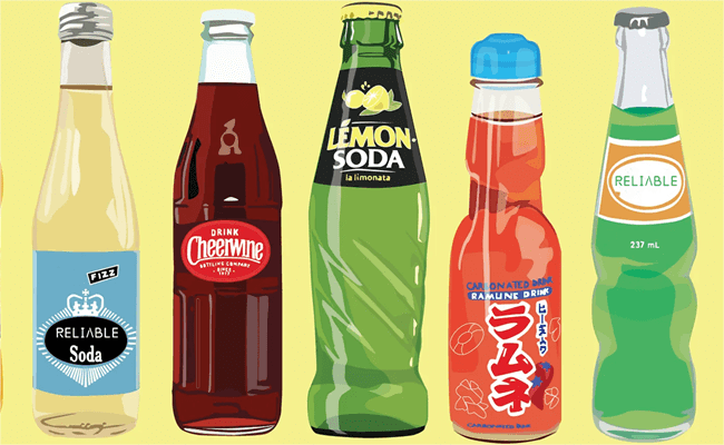 bottled soda