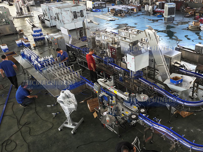 Australia 1000BPH drink filling line project