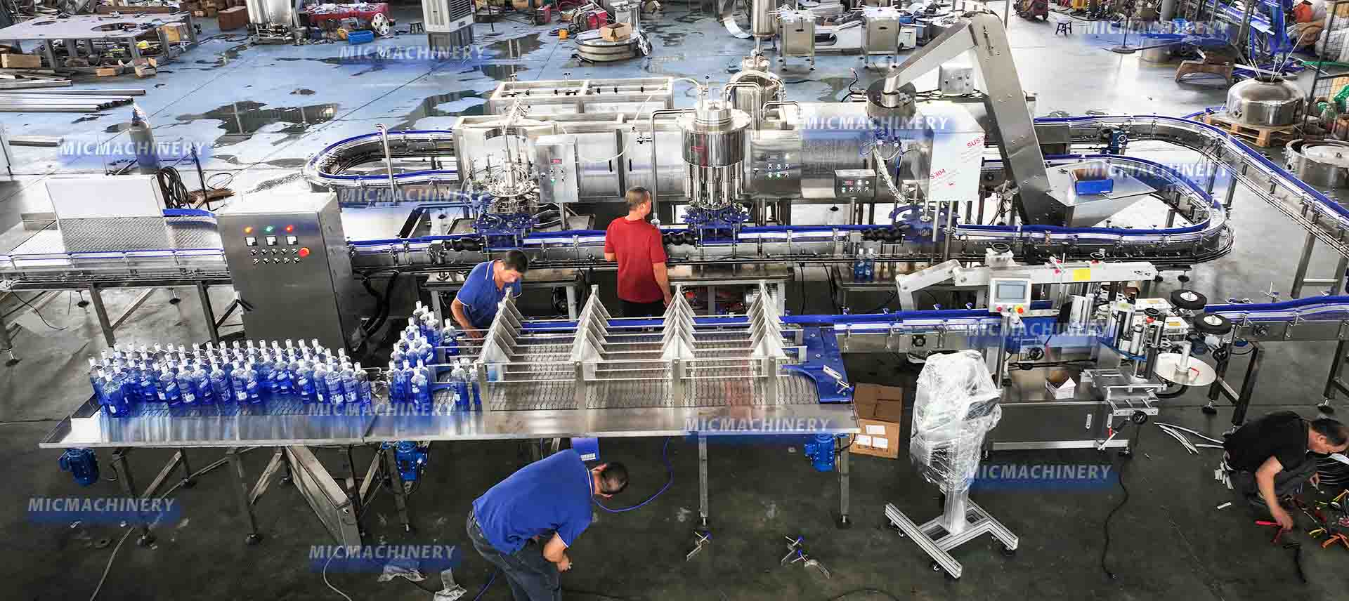 drink turnkey bottling production line