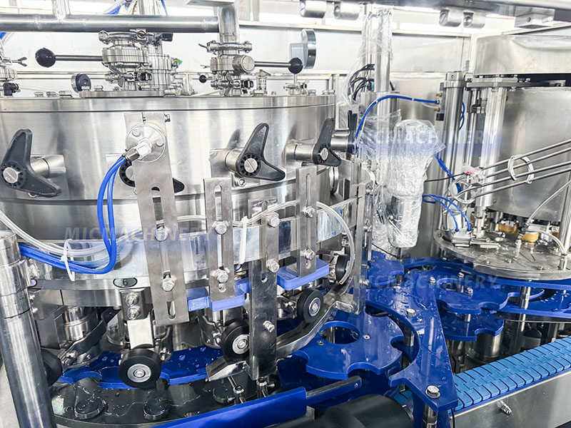 beer can filling machine Finished product display