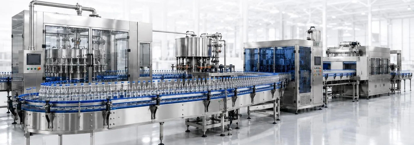 water filling bottle factory