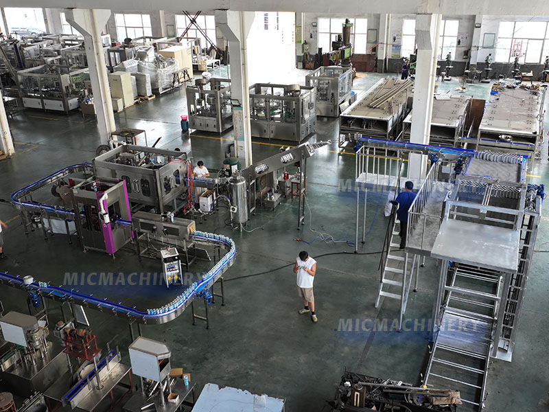6000BPH beverage canning machine project