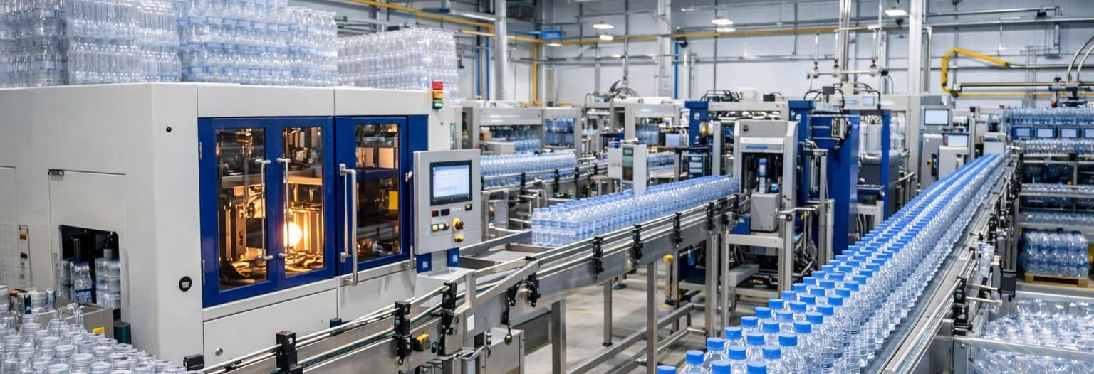 1 ltr water bottle packing factory